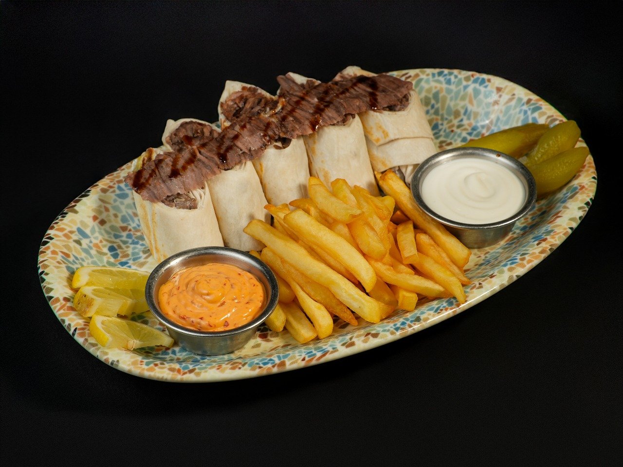 وجبة عربي لحم